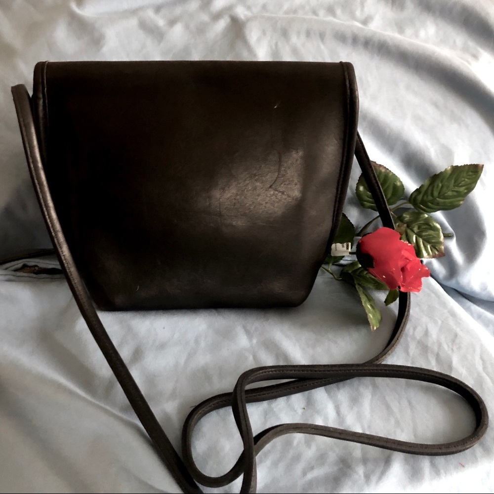 VINTAGE COACH - QUINCY CROSSBODY PURSE - Black - Picture 3 of 5